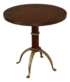 Theodore Alexander 'L'Usine' Round Bistro Accent Table