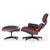 Herman Miller Charles and Ray Eames for Herman Miller Mid Century Eames Chair and Ottoman For Sale - Image 4 of 11
