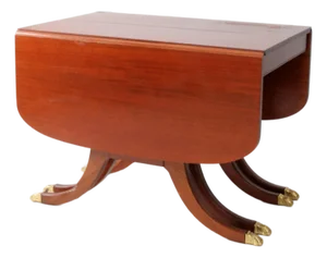 Antique Duncan Phyfe Style Drop Leaf Table