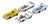 Toy Cars from Corgi and Brumm Brands, Set of 4 For Sale