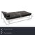 The Outline lounger from Muuto is covered in black leather and stands on narrow metal legs. It is characterized by its...