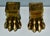 Antique French Empire Brass Claw Feet Ormolu For Sale - Image 4 of 12