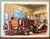 Modern Ervin B. Nussbaum, Modernist American Judaica Painting Synagogue Interior Ladies Section WPA Era For Sale - Image 3 of 11