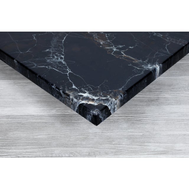 Mid-Century Modern Mid-Century Italian Faux Marble Coffee Table by Willy Rizzo, 1970s For Sale - Image 3 of 11
