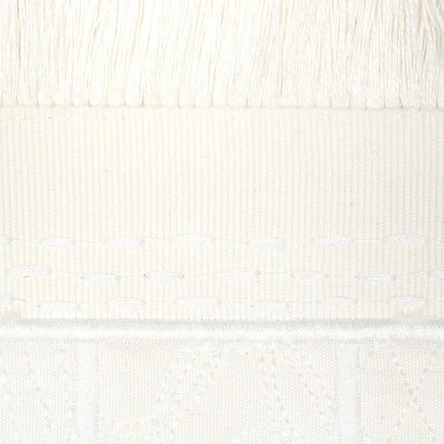 Happy Menocal Sample - Schumacher x Happy Menocal Heraldic Trim in Ivory For Sale - Image 4 of 6