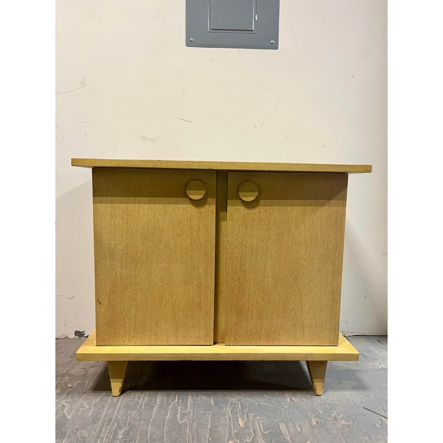 American of Martinsville American of Martinsville “Bali Hai” Cork Top Bar Cabinet or Server, Mid-Century For Sale - Image 4 of 12