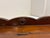 Antique Mahogany Wood Dresser Box - Serpentine Crest & Finials - 28” English For Sale - Image 9 of 12