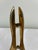 Mid-Century Modern Vintage Brass Folding Display Easel – Adjustable 5” Stand For Sale - Image 3 of 8