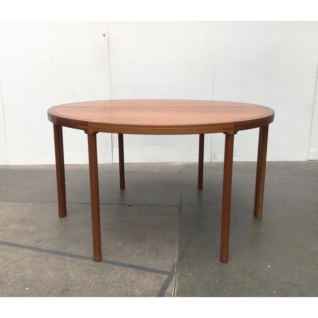 Wood Scandinavian Mid-Century Teak Dining Table For Sale - Image 7 of 18