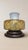 Brown Mid-Century Table Lamp in Pressed Amber Glass and Wood, 1930 For Sale - Image 8 of 9