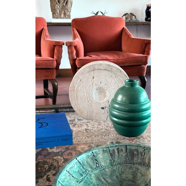 Mid-Century Modern Travertine Solifleur Vase from Cerri Nestore, Italy, 1970s For Sale - Image 9 of 18