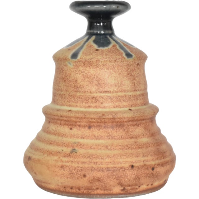 Vintage Art Pottery Narrow Neck Vase For Sale In San Francisco - Image 6 of 6