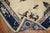 Textile Zabihi Collection Ivory Antique Chinese Dragon Rug - 7'3" x 9'7" For Sale - Image 7 of 12