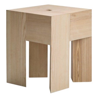 Triangle Wood Stool by Aldo Bakker for Karakter For Sale