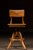 Antique Adjustable Wooden Swivel Drafting Stool For Sale - Image 4 of 6