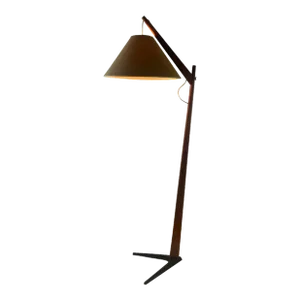 Mid Century Svend Aage Holm Sorensen Teak Floor Lamp