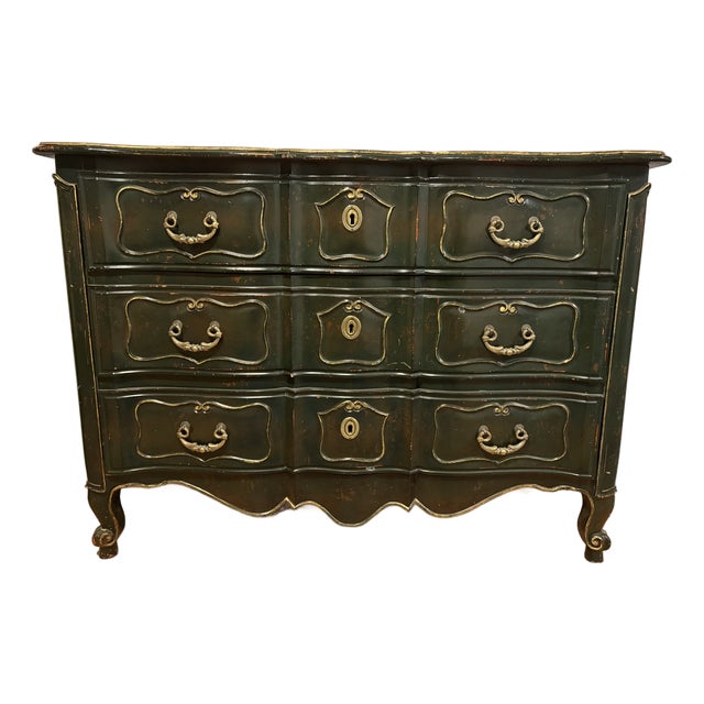 Late 20th Century Commode in the Style of a Louis XV Lyonnaise Commode For Sale
