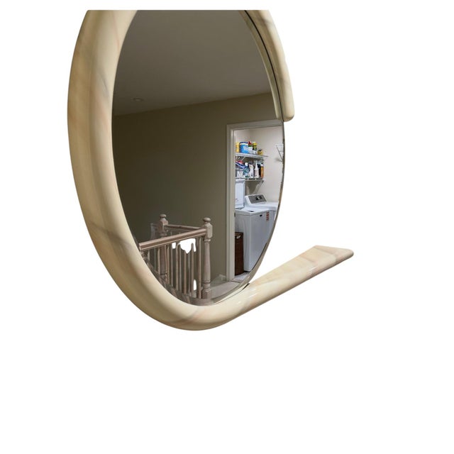 Jay Spectre Wall Mirror Shelf Console For Sale In New York - Image 6 of 12