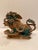 Tan Ceramic Asian Foo Dog Sculpture For Sale - Image 8 of 10
