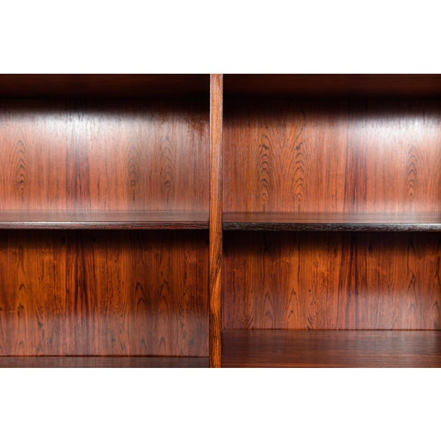 Brown Mid-Century Model 6 Rosewood Bookcase by Omann Jun, Denmark, 1960s For Sale - Image 8 of 12