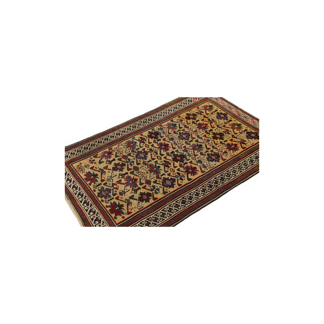 Rug & Kilim Antique Shirvan Daghestan Rug With Floral & Geometric Patterns, From Rug & Kilim For Sale - Image 4 of 7