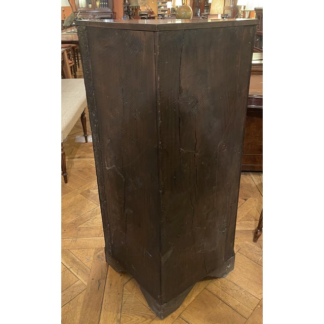 Wood English Oak Corner Cabinet, 1800s For Sale - Image 7 of 11