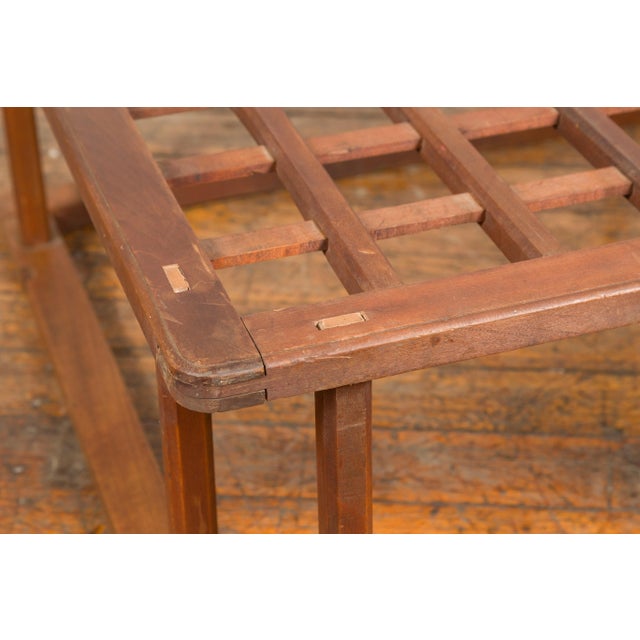 Mid 20th Century Zen Hinoki Wood Kotatsu Japanese Coffee