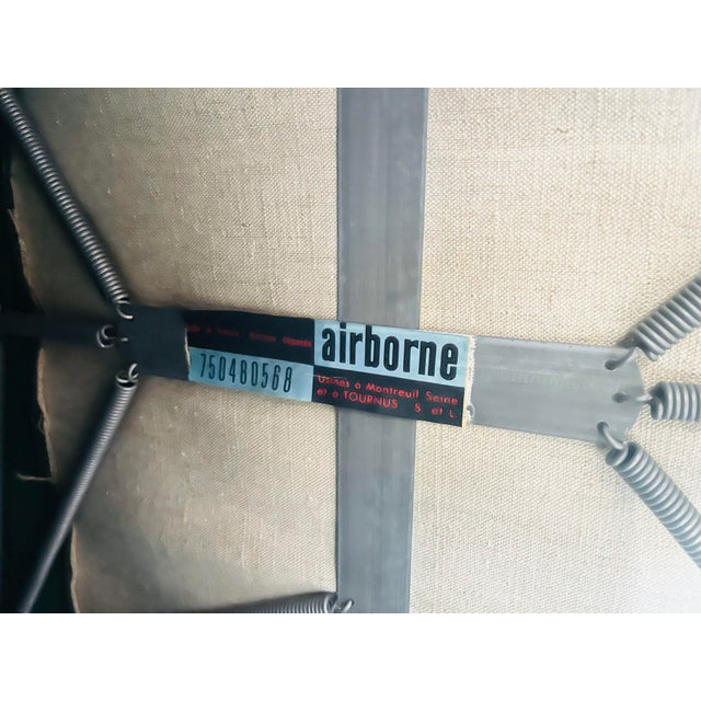 Mid-Century Modern Armchair by Pierre Guariche for Airborne, France, 1955 For Sale - Image 3 of 16