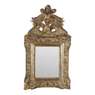 Italian Rococo Period Giltwood Mirror, Circa 1740-1780 For Sale