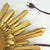 Mid 20th Century Midcentury Gilt Syroco Sunburst Clock 16” Electric For Sale - Image 5 of 11