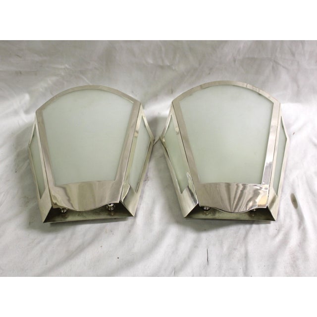 1990s Mid Century Modern Deco Sconces - a Pair For Sale - Image 14 of 18