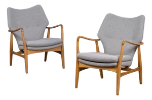Lounge Chairs by Madsen & Schubell, 1960s, Set of 2