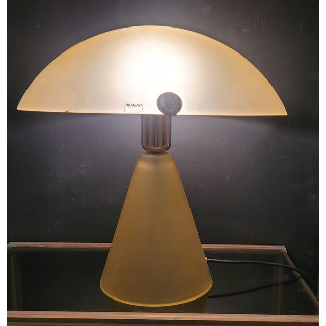1970s Table Lamp in Murano Glass from Veart, 1970s For Sale - Image 5 of 14