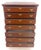 Bracket Feet Solid Mahogany Brass Pull Federal Style 7 Drawer High Chest Dresser For Sale - Image 18 of 18