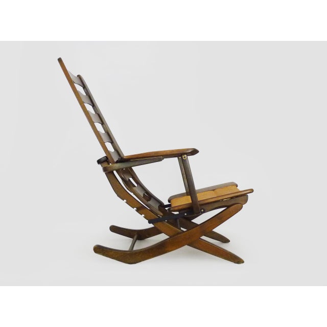 Wood Transat Armchair in Beech, 1960s For Sale - Image 7 of 11