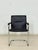Cantilever Chair in Black Leather For Sale - Image 4 of 7