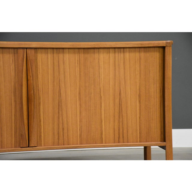 1960s Danish Modern Teak 66” Takbour Door Credenza For Sale - Image 10 of 10