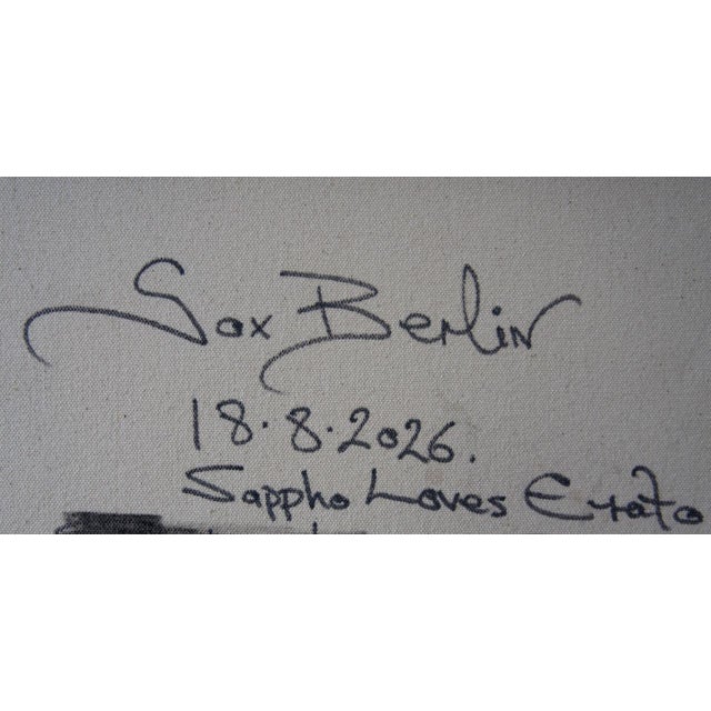 Contemporary Sappho Loves Erato. By Sax Berlin For Sale - Image 3 of 5