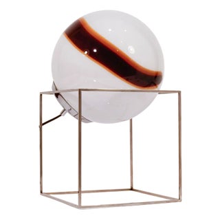 Sculptural Murano Glass Table or Floor Lamp from Venini, 1970s For Sale