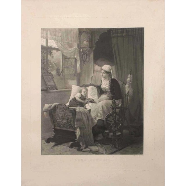 C. Böker, Sweet Sleep, Print, Framed For Sale - Image 4 of 6
