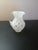 American 1960s Fenton White Coin Dot Glass Mini Pitcher Vase For Sale - Image 3 of 4