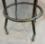 1970s Vintage Black Vinyl Seat & Chrome Base Bar Stool For Sale In New York - Image 6 of 7