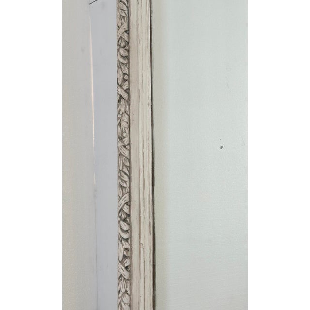 Argentinean Painted Wood Trumeau Overmantel Mirror For Sale - Image 12 of 12