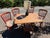 1960s Vintage Thonet Style Bentwood Bistro Chairs With Grape Leaf Upholstery For Sale - Image 5 of 10