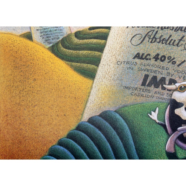 Absolut Statehood: Nebraska J.E. Davis Year: 1992 Lithograph on paper, signed and numbered in pencil Edition: 97/400 Image...