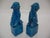 Vintage Turquoise Chinese Foo Dogs, Pair For Sale - Image 4 of 12