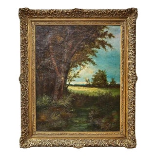 Boulanger, Landscape View, Oil on Canvas For Sale
