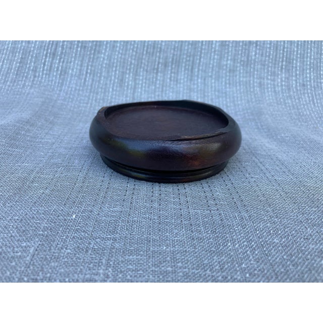 Vintage Wooden Vase Jar Jug Stand For Sale - Image 12 of 12