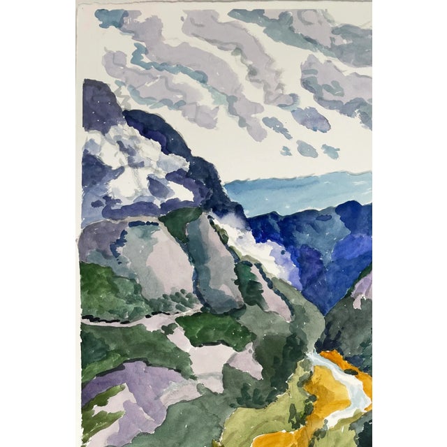 This is a beautifully painted original landscape watercolor on Heavy Duty Arches Watercolor paper. Mary Alice Copp’s...