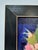 Susan Grisell Signed Floral Still Life Oil Painting Flowers in Glass Vase Framed For Sale - Image 4 of 7